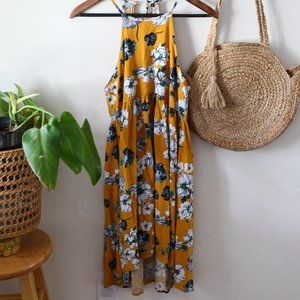 BOHO Flowy Floral High-Low Dress